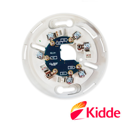 [TSN-ID020EDW23] Base con Relevador Kidde KI-RB Compatible con los Detectores Serie Ki (para Paneles de la
