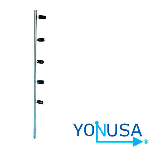[TSN-IE400YON02] Poste Esquina Premium Yonusa Circular 1PULGADA de Diametro para Esquina de 1.20MTS