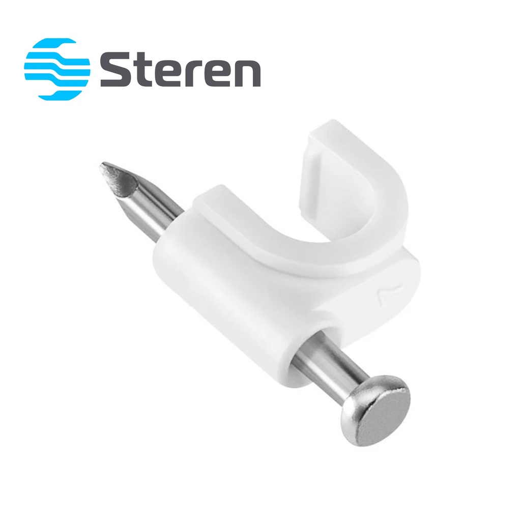 Grapas de Plástico Blancas Steren GRA960B GRA-960B