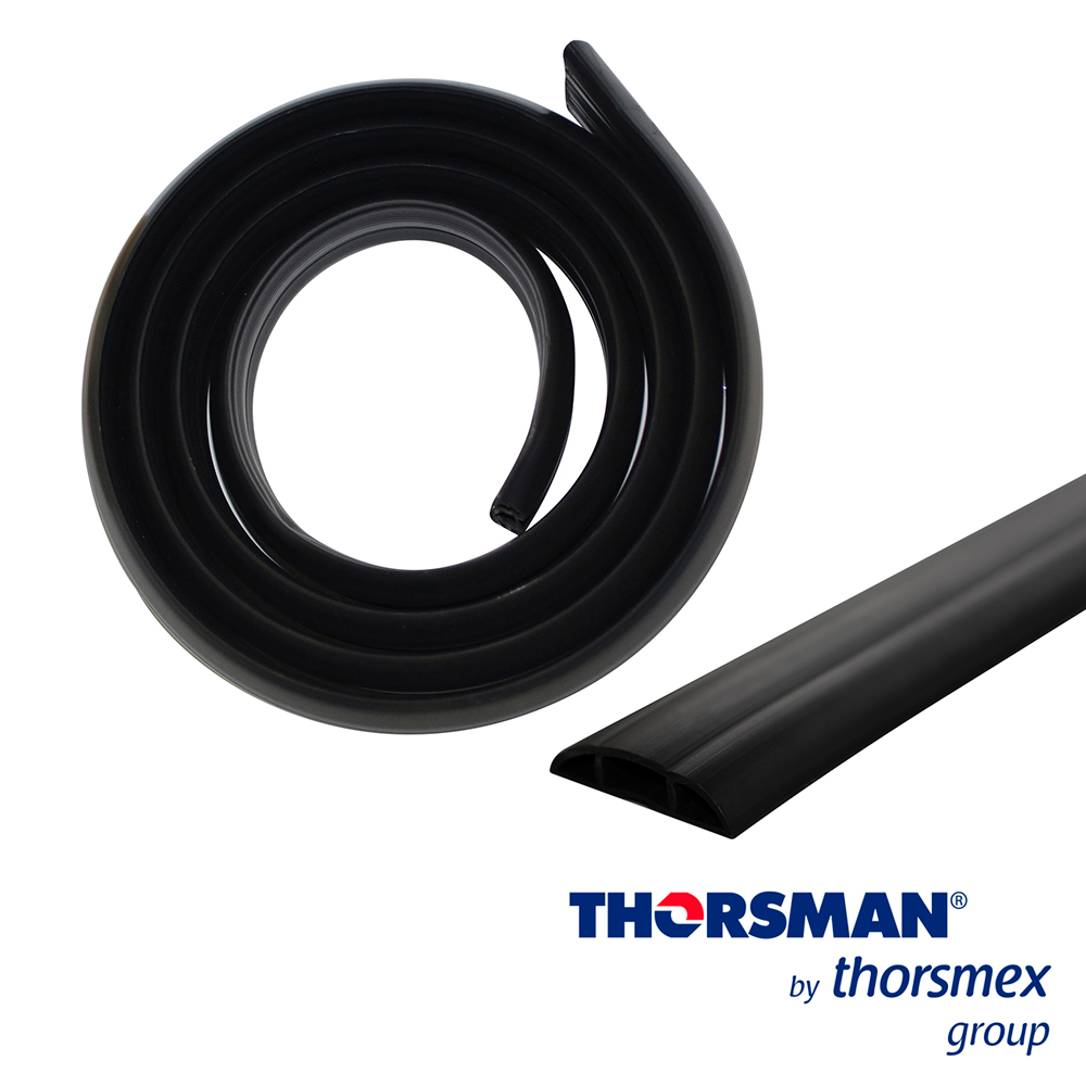 Flexiductho Thorsman 9300-01254 Rollo 2.5MTS Color Negro Resistencia a la Humedad y