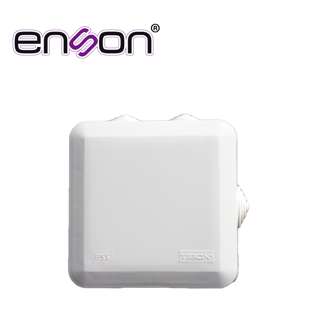 [TSN-INS21ENS04] Caja Plástica Enson ENS-PCB0909 Fabricada en Plástico Abs Gris