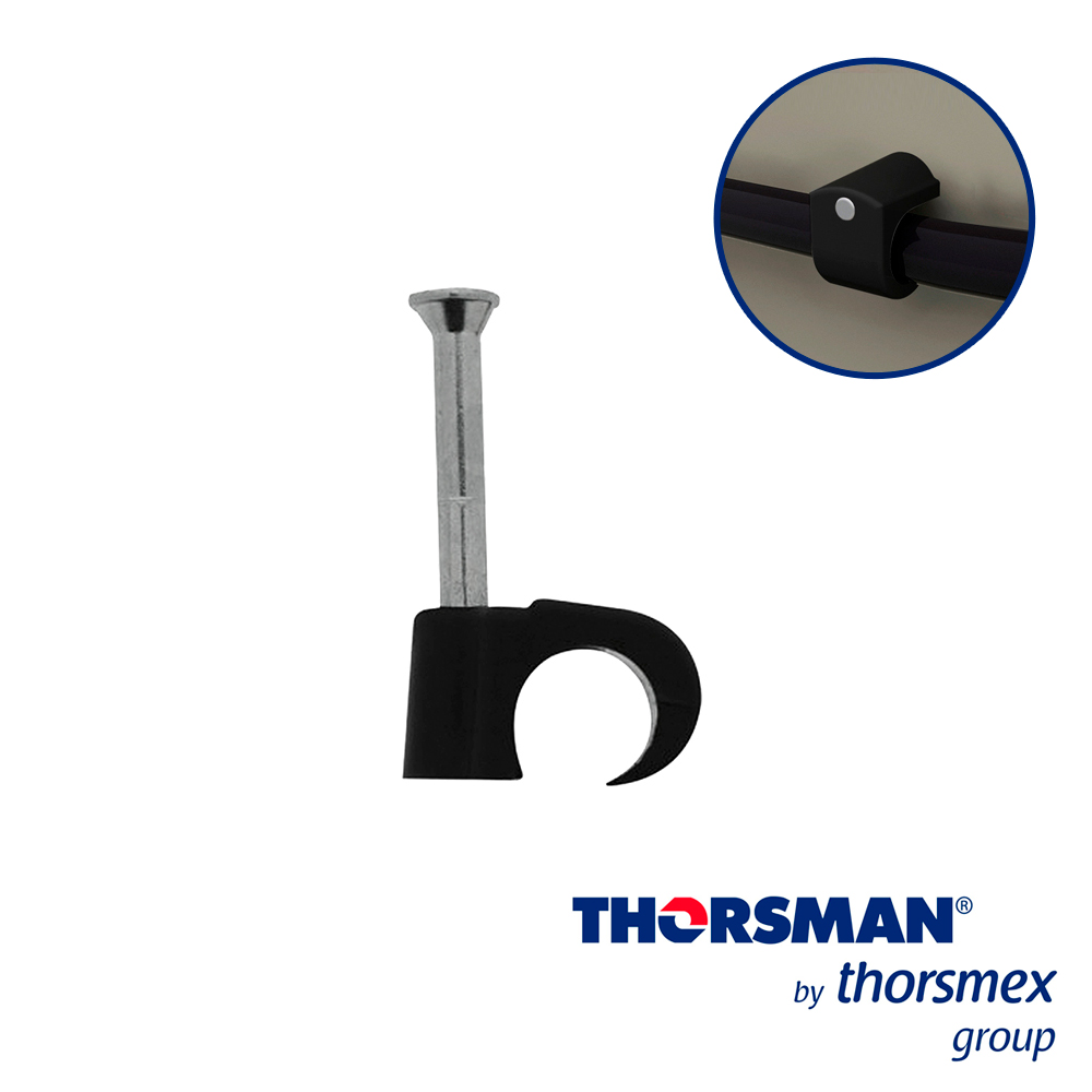 [TSN-INS41THO23] Grapas Reforzada Sujethor Thorsman 3103-00300 Tc 7-10 Rc 3 4PULG Caja 100PZAS Negro Ideal