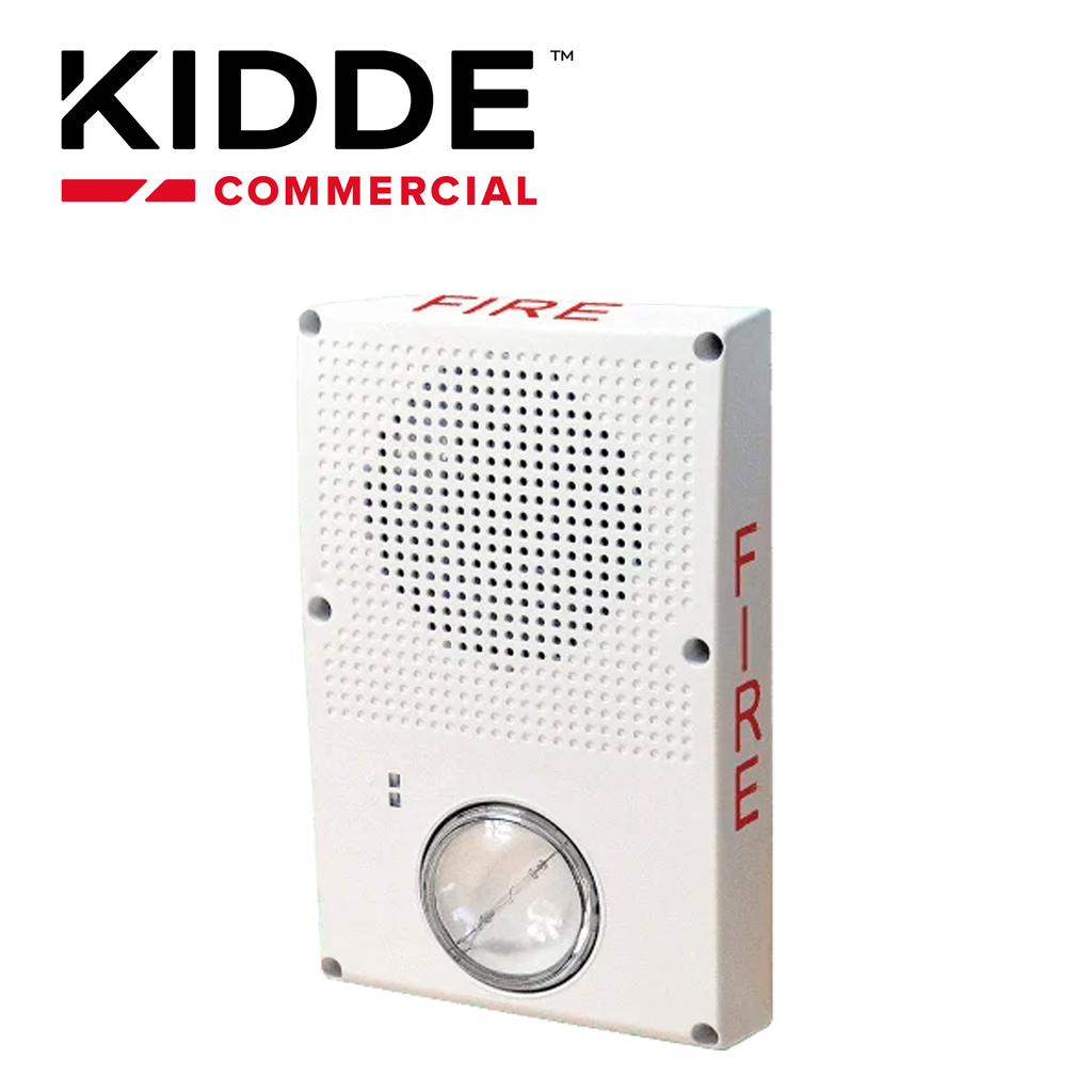 [TSN-IS020KDE02] Altavoz de Montaje en Pared o Techo para Uso en Exteriores Kidde WG4WF-SVMC