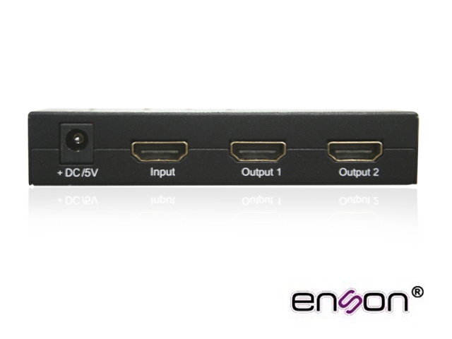 Distribuidor HDMI Enson ENS-HDMI12 con una Entrada y Dos Salidas HDMI para Distribuir el