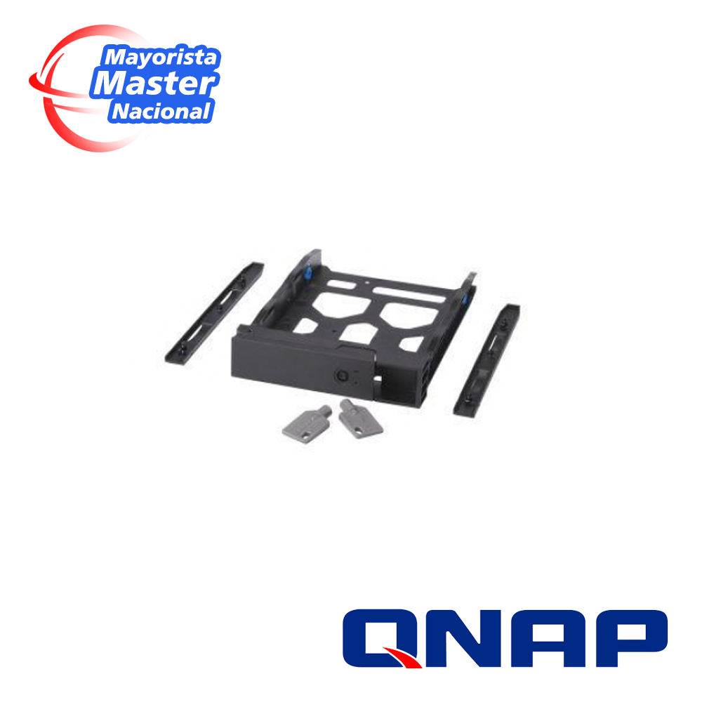 [TSN-NS011QNA04-10] Qnap TRAY-35-BLK01 3.5" HDD Tray With Key Lock And Two Keys Black And Plastic 2.5" And