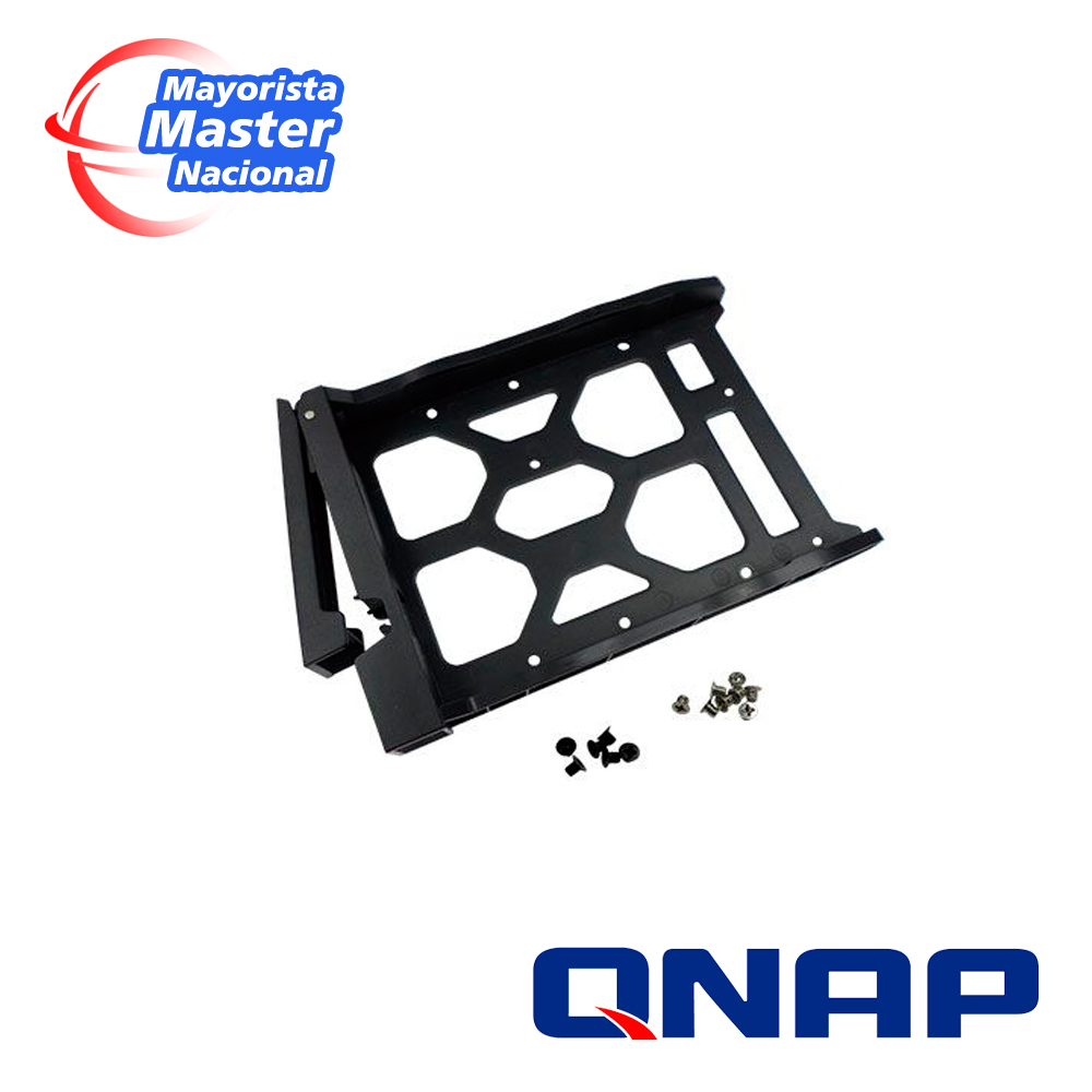 [TSN-NS011QNA05-10] Qnap TRAY-35-NK-BLK02 HDD Tray For 3.5" And 2.5" Drives Without Key Lock Black Plastic