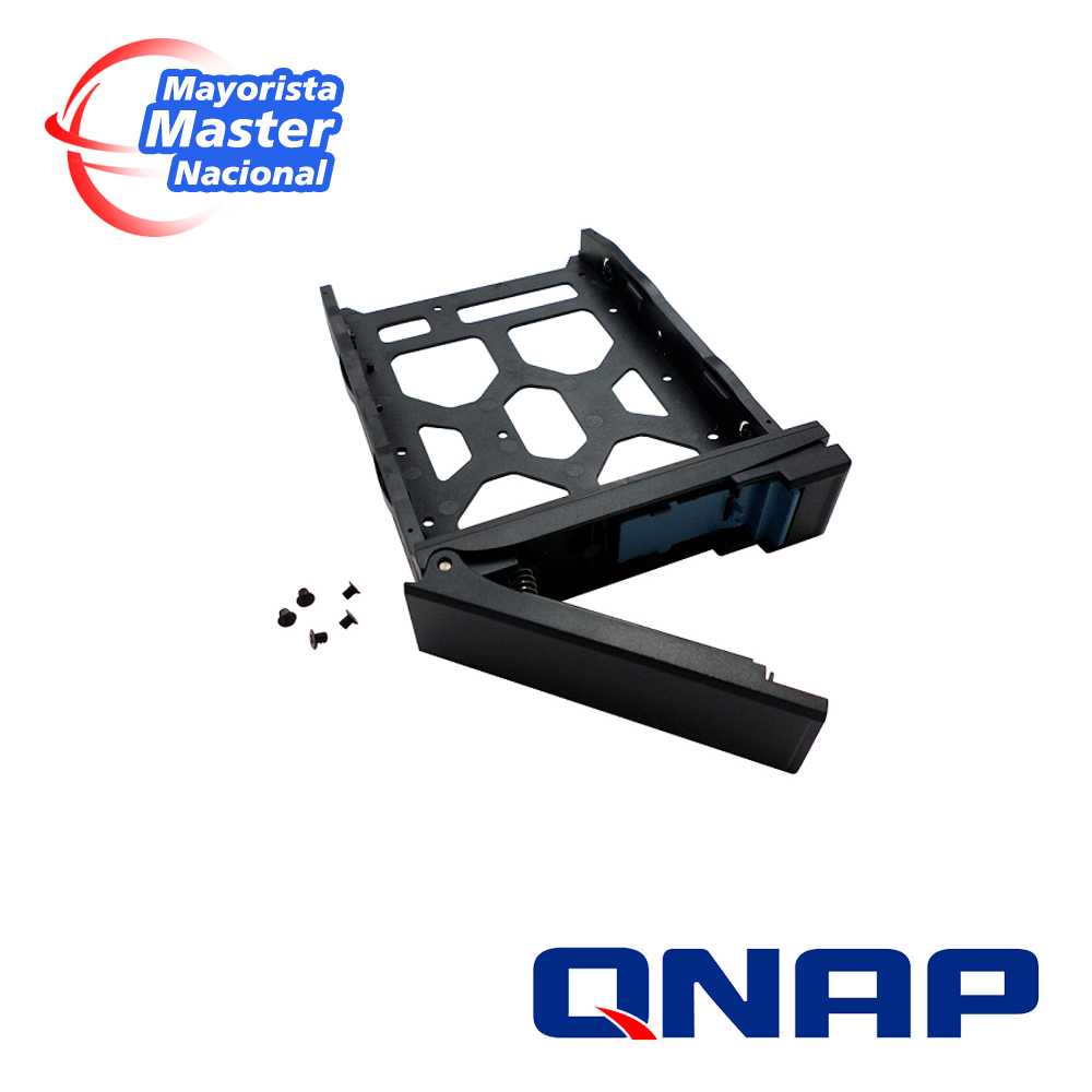 [TSN-NS011QNA06-10] Qnap TRAY-35-NK-BLK03 HDD Tray For 3.5" And 2.5" Drives Without Key Lock Black Plastic