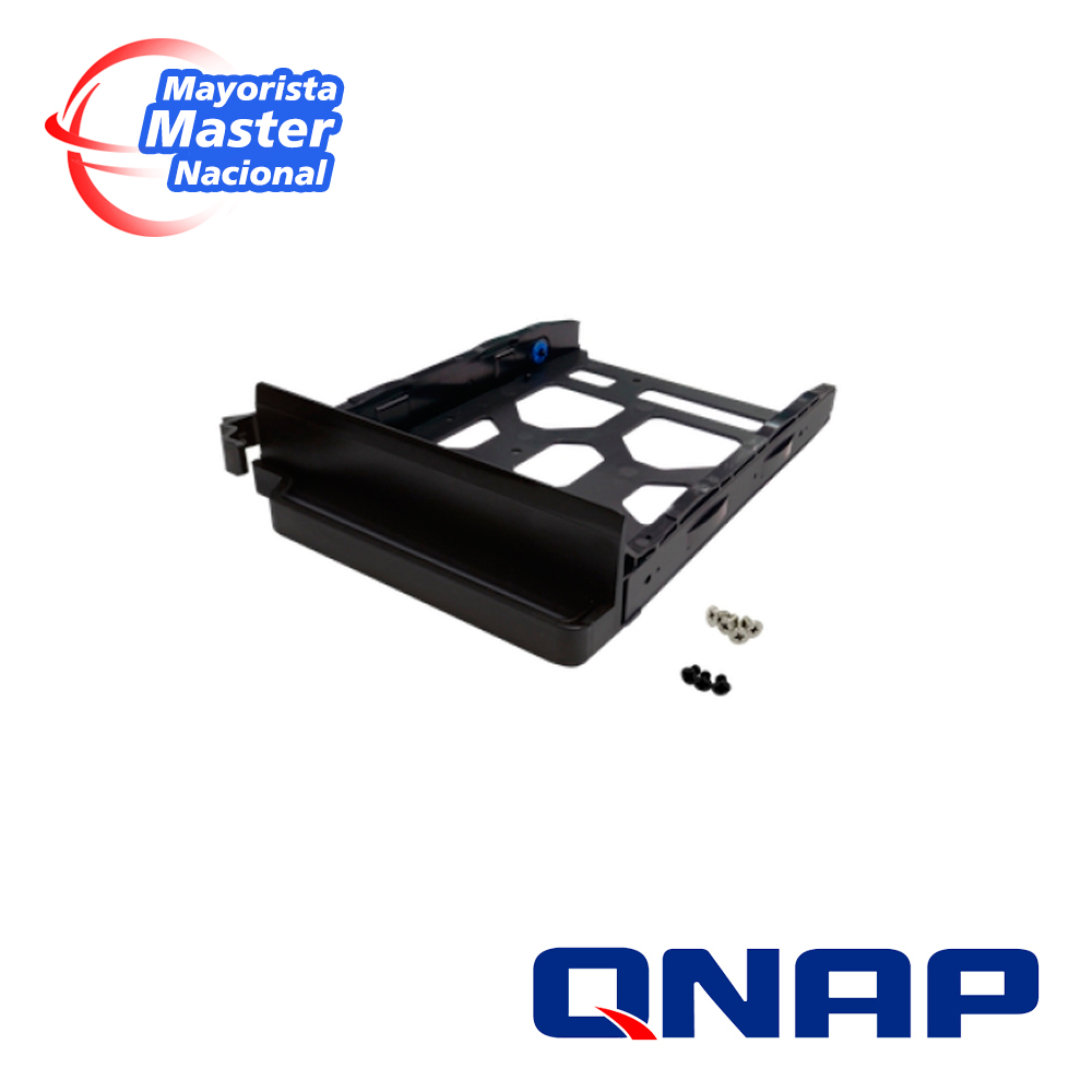 [TSN-NS011QNA07-10] Qnap TRAY-35-NK-BLK04 Black HDD Tray V4 For 3.5" And 2.5" Drives Without Key Lock Black