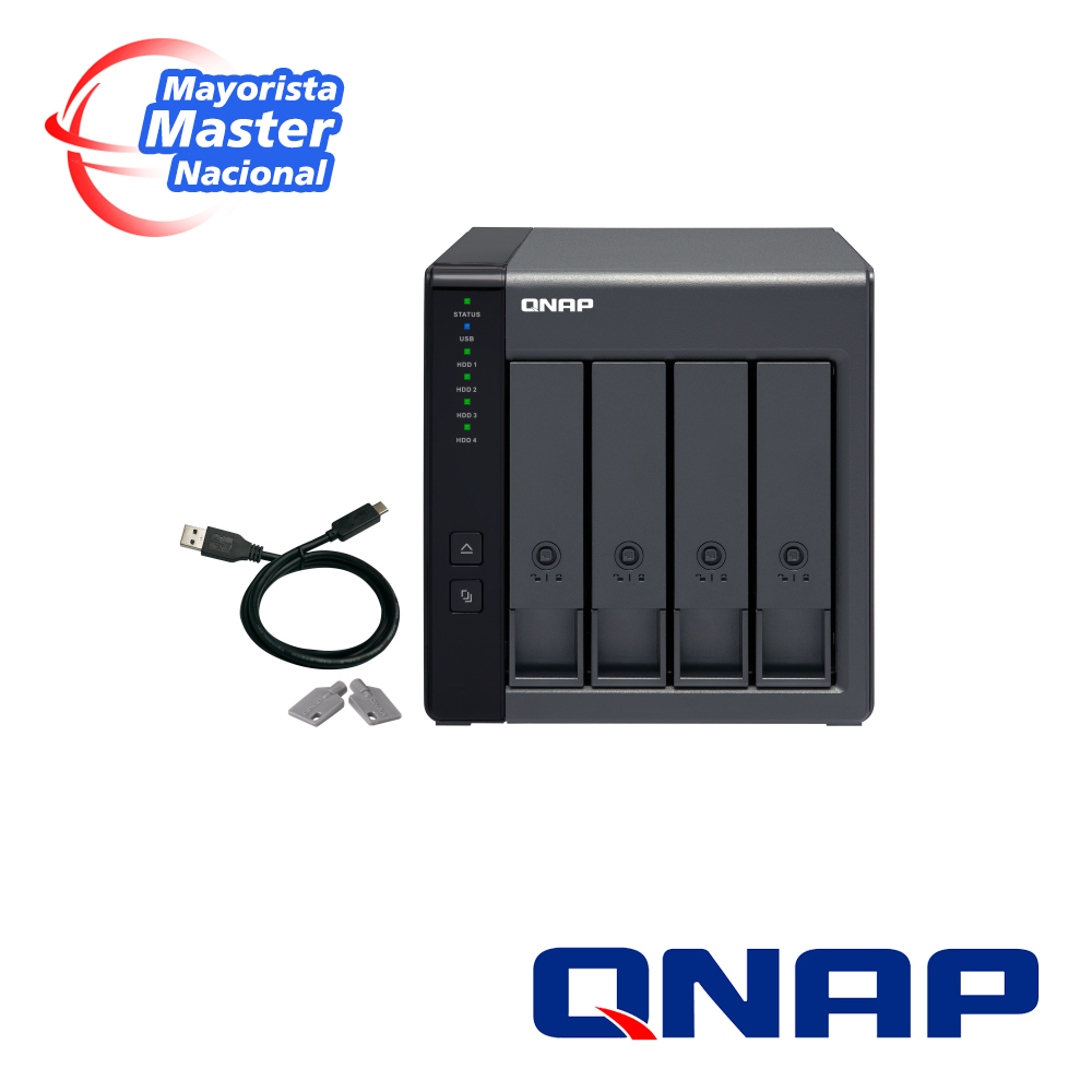 [TSN-NS041QNA43-10] Caja de Expansion de Almacenamiento Qnap TR-004-US