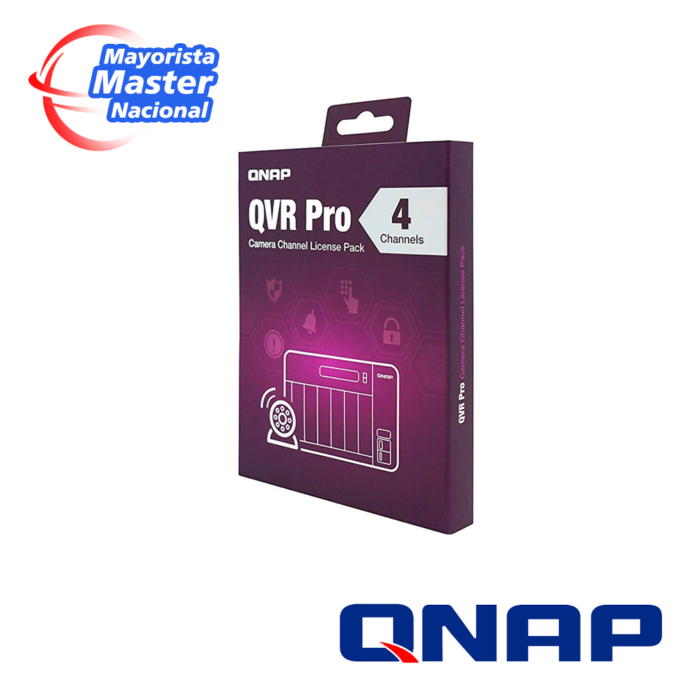 [TSN-NS999QNA03-10] Qnap LIC-SW-QVRPRO-4CH Qnap Qvr Pro 4 Channel License (qvr Pro Gold Is Required)