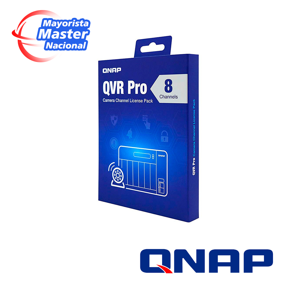 [TSN-NS999QNA04-10] Qnap LIC-SW-QVRPRO-8CH Qnap Qvr Pro 8 Channel License (qvr Pro Gold Is Required)