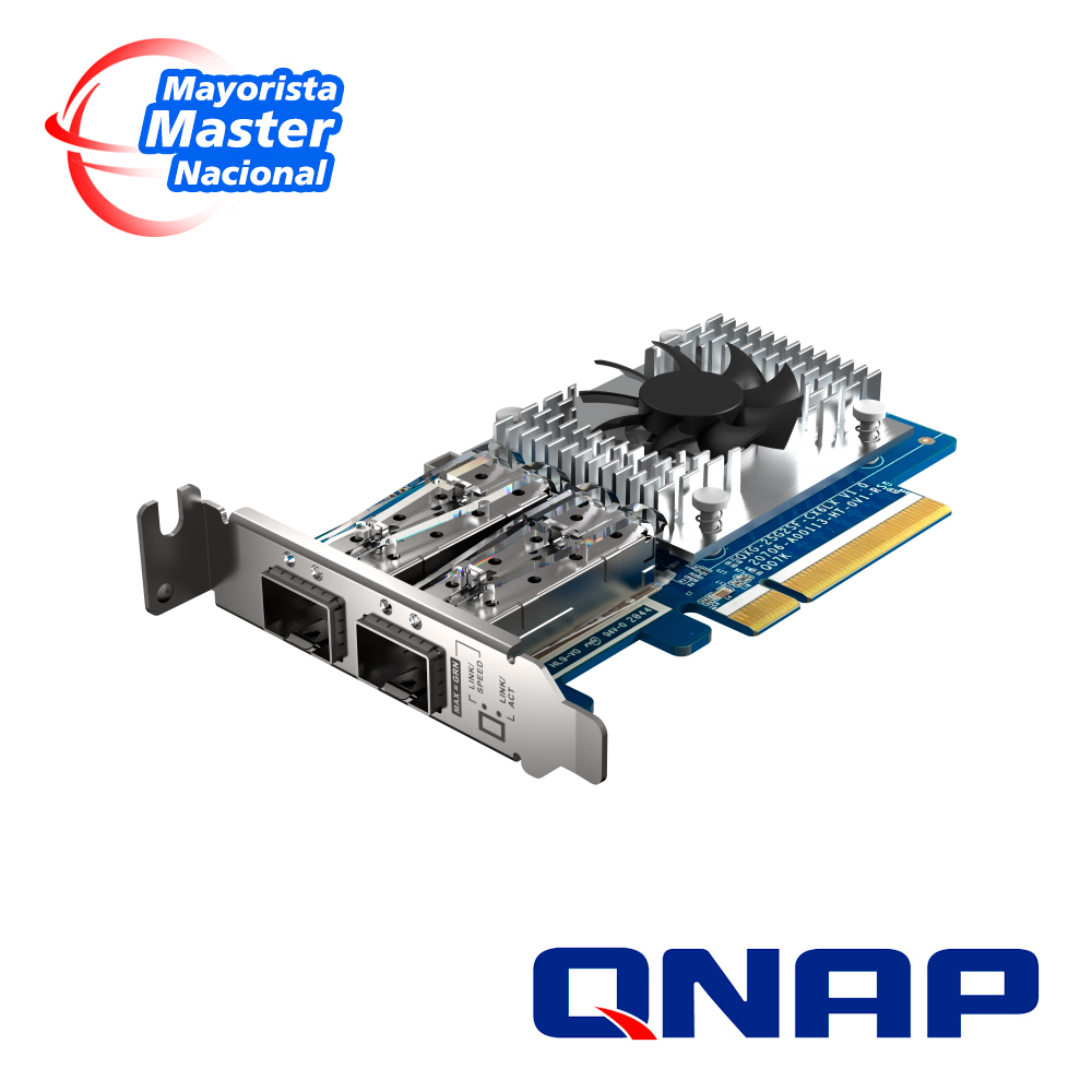Tarjeta de Red Qnap QXG-25G2SF-CX6 DUAL-PORT SFP28 25GBE Network Expansion Card