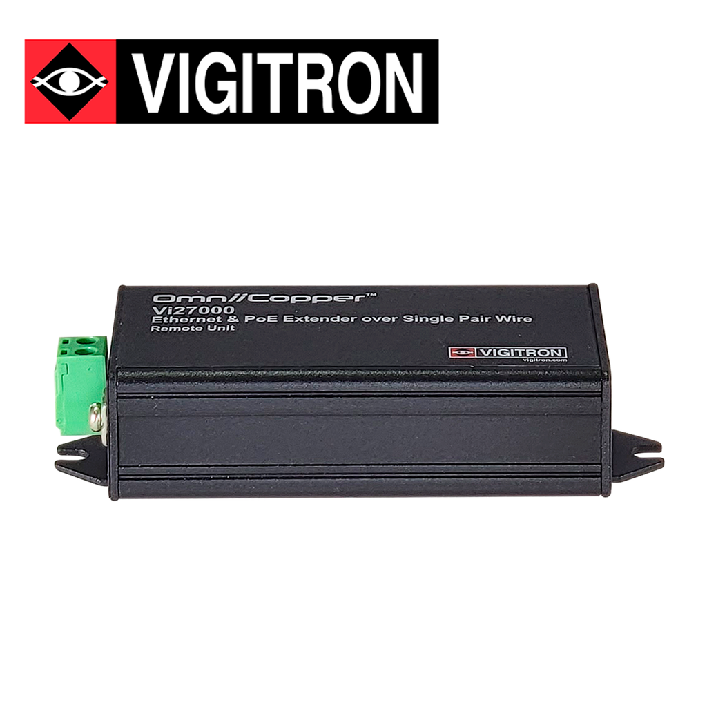 Transmisor Ethernet Par Unico y POE 914 Metros Vigitron Modelo VI2700 VI27000