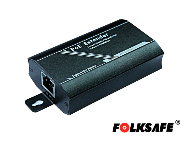 [TSN-POEH3FOL01] Extensor Poe+ Folksafe FS-PSE1001-E 802.3AF 100MTS