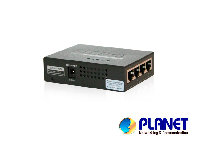 Inyector POE 4 Puertos HPOE-460