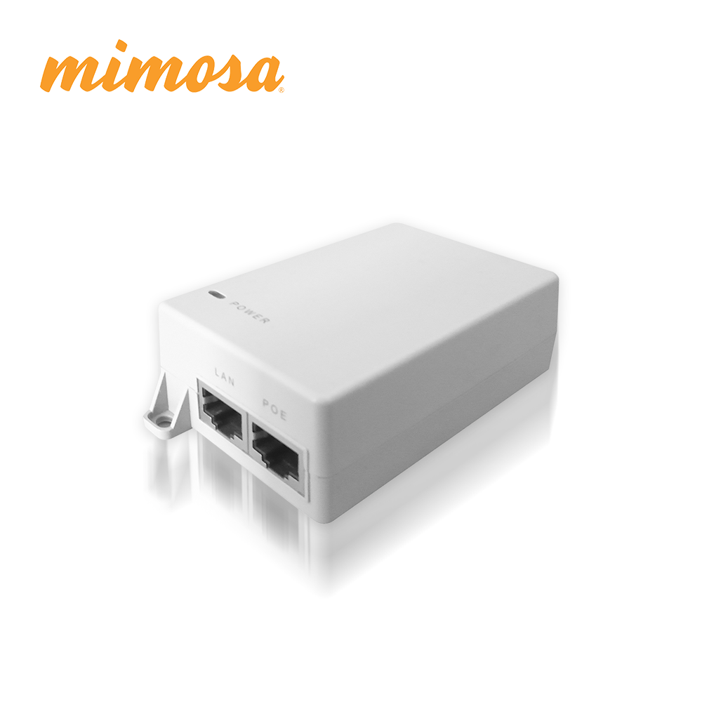Inyector POE Gigabit Mimosa 24V 12W para Radios C5C-EF C5X-IP67 y A5X-EF (no INYECTOR POE 24V 12W