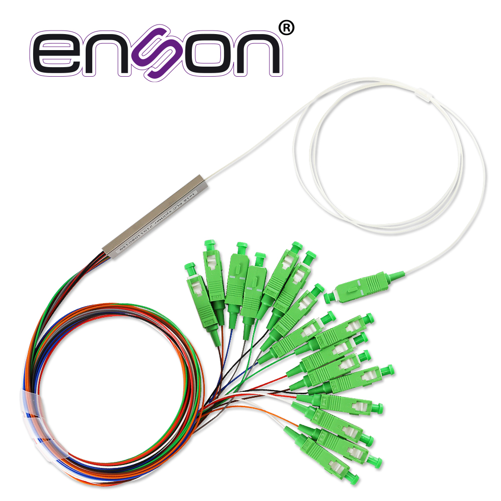 [TSN-POSP3ENS02] Splitter Plc (divisor Optico) Enson ENS-PLC1X16 con Conectores Sc Apc 1X16 Fibra Óptica