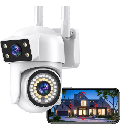 Cámara Seguridad Doble Lente Wifi