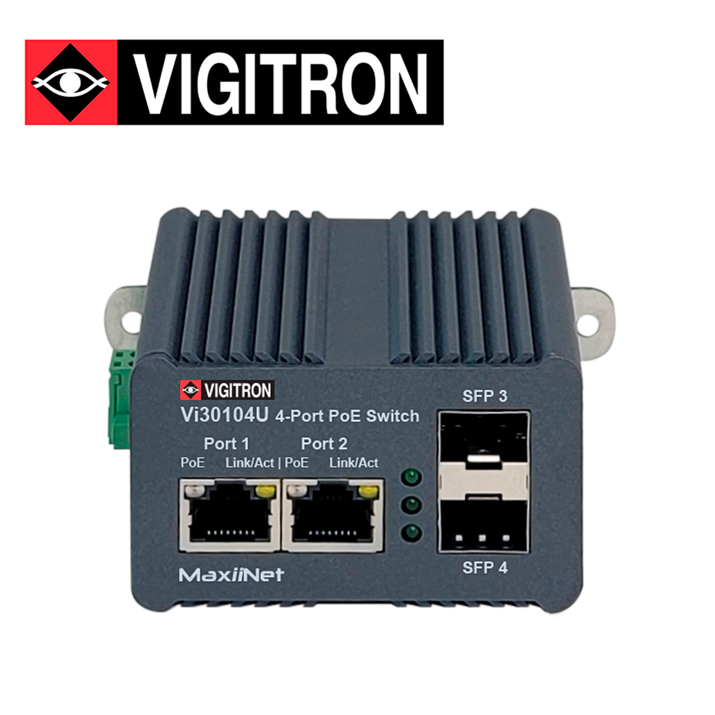 Switch POE no Administrable Vigitron VI30104U L2