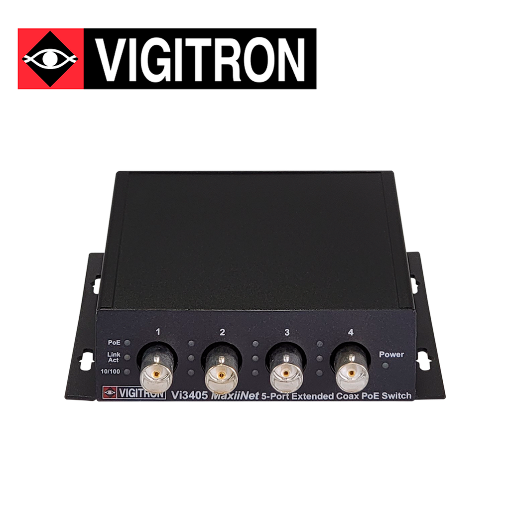 Switch POE Coaxial no Administrable Vigitron VI3405 L2