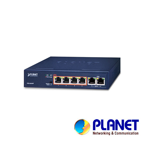 Switch no Administrable Planet FSD-604HP