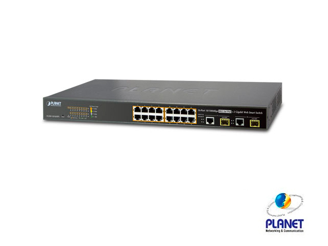 Switch Administrable Planet FGSW-1816HPS