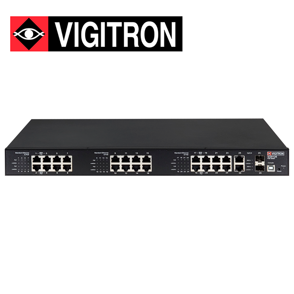 Switch POE Administrable L3 Vigitron VI30126