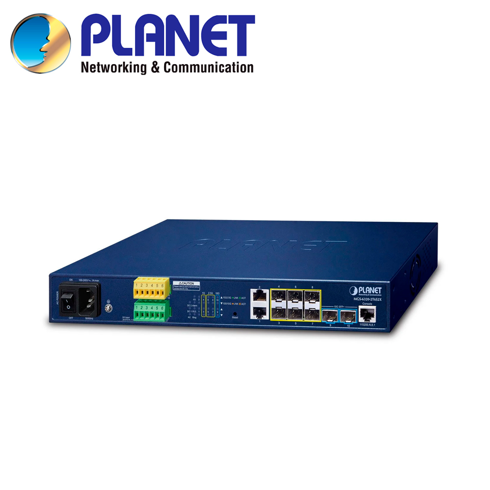 Switch Administrable L3 Planet MGS-6320-2T6S2X