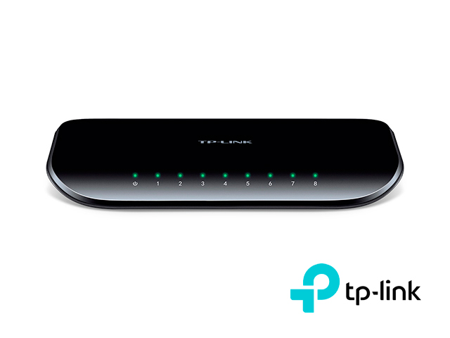 Switch no Administrable TP-Link TL-SG1008D 8 Puertos RJ45 10 100 1000 Mbps Tecnología de
