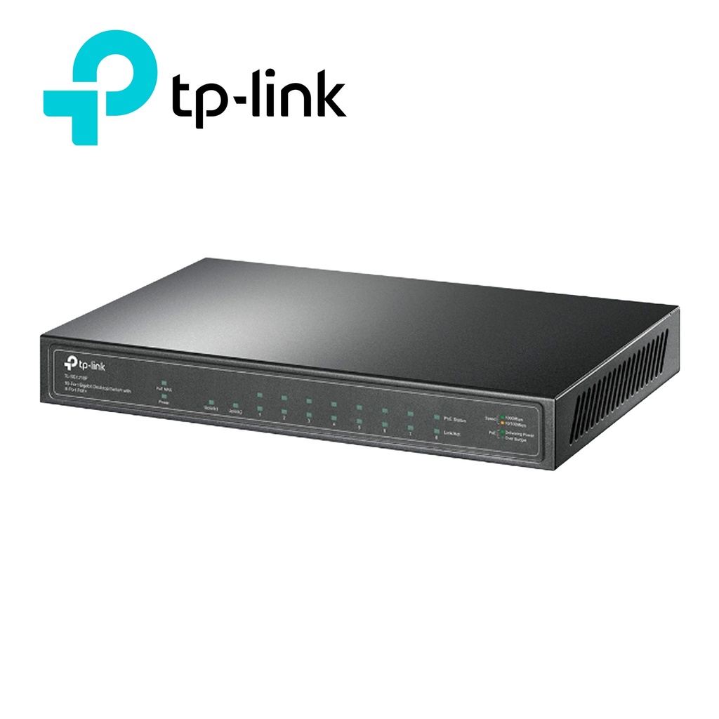 Switch no Administrable TP-Link TL-SG1210P