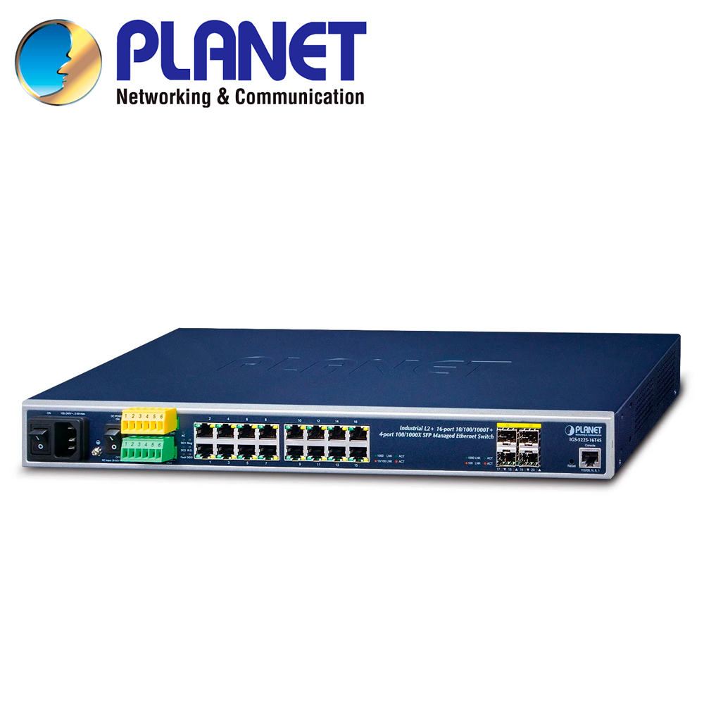Switch Industrial Administrable L2+ Planet IGS-5225-16T4S