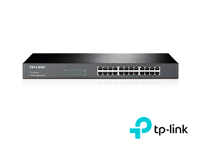 Switch no Administrable TP-Link TL-SG1024 Cuenta con 24 Puertos RJ45 10 100 1000 Mbps