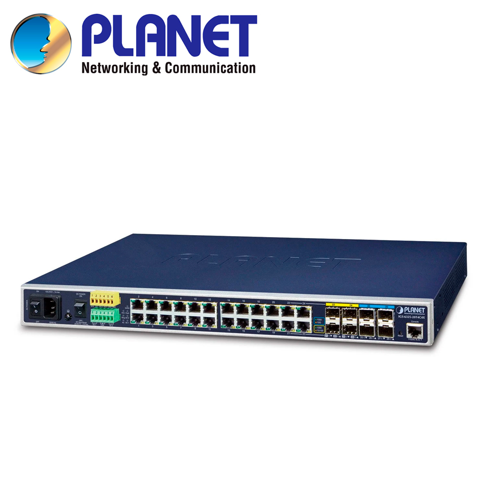 Switch Industrial Administrable L3 Planet IGS-6325-20T4C4X