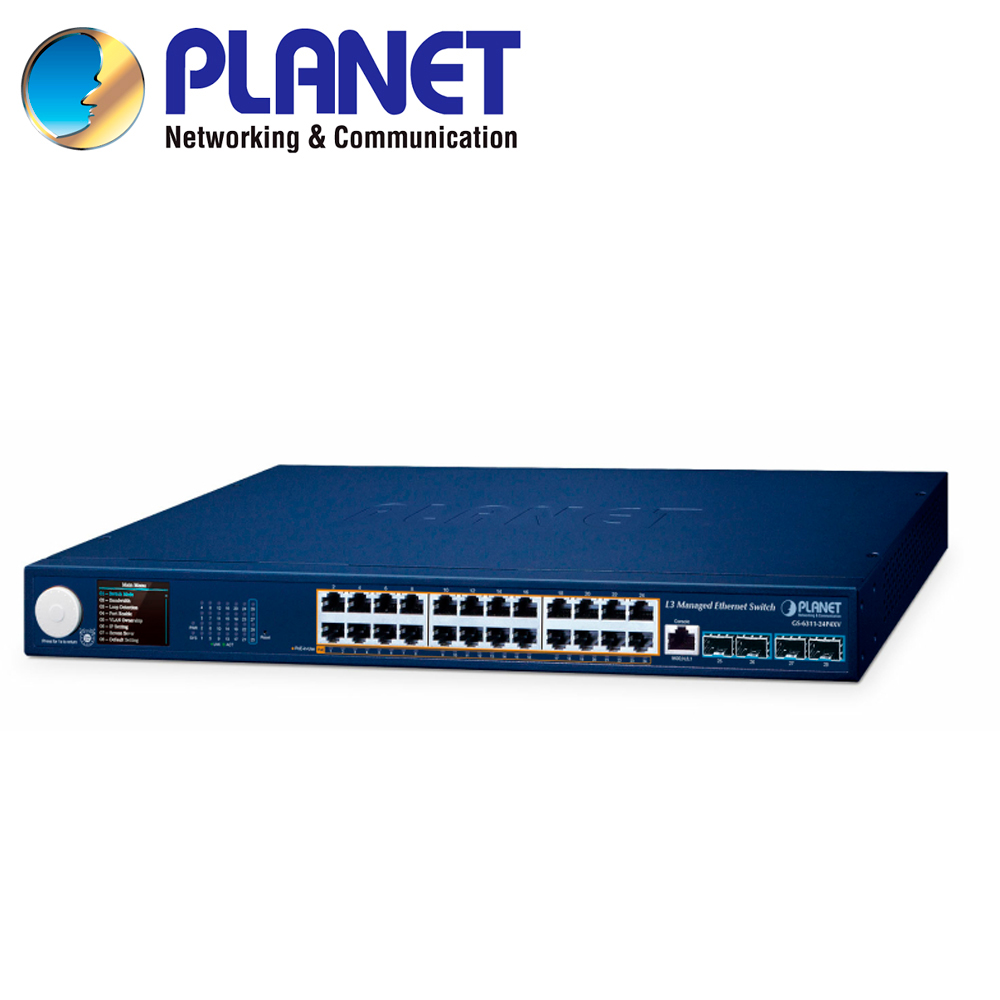 Switch POE Administrable L3 Planet GS-6311-24P4XV