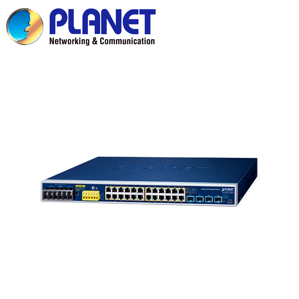 Switch Industrial POE Administrable L2+ Planet IGS-R4215-24P4X
