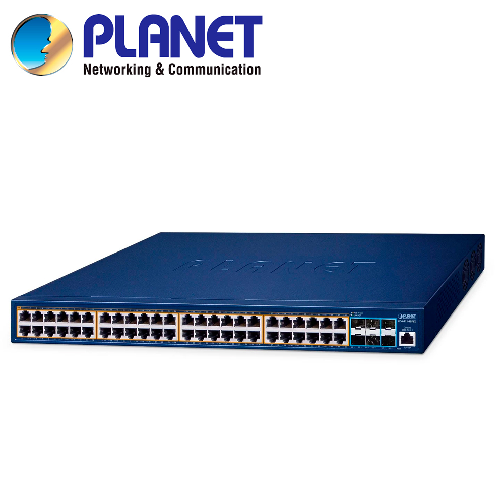 Switch POE Administrable L3 Planet GS-6311-48P6X