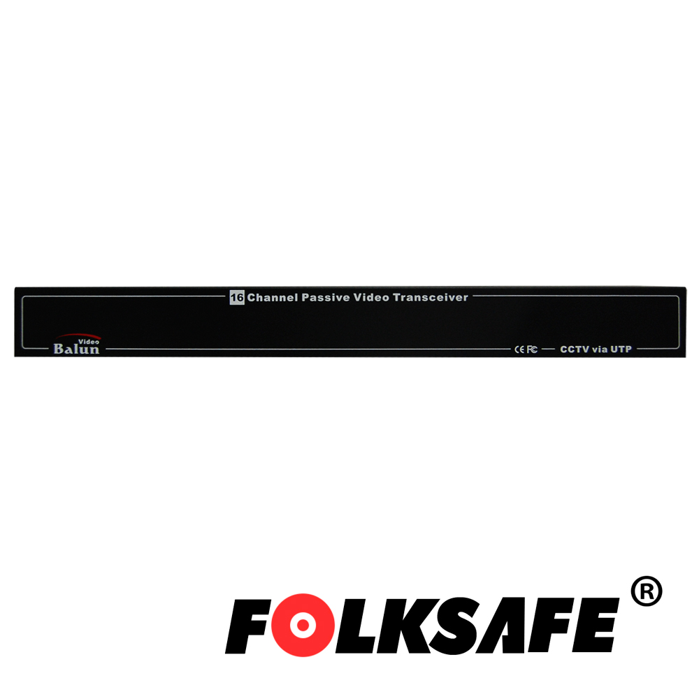 Transceptor de Video Pasivo Hub 16 Canales Hd Folksafe FS-HDP4616 Compatible con Todas