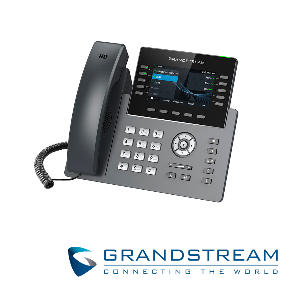 Teléfono IP Grado Carrier Wi-Fi 6 Grandstream GRP2615