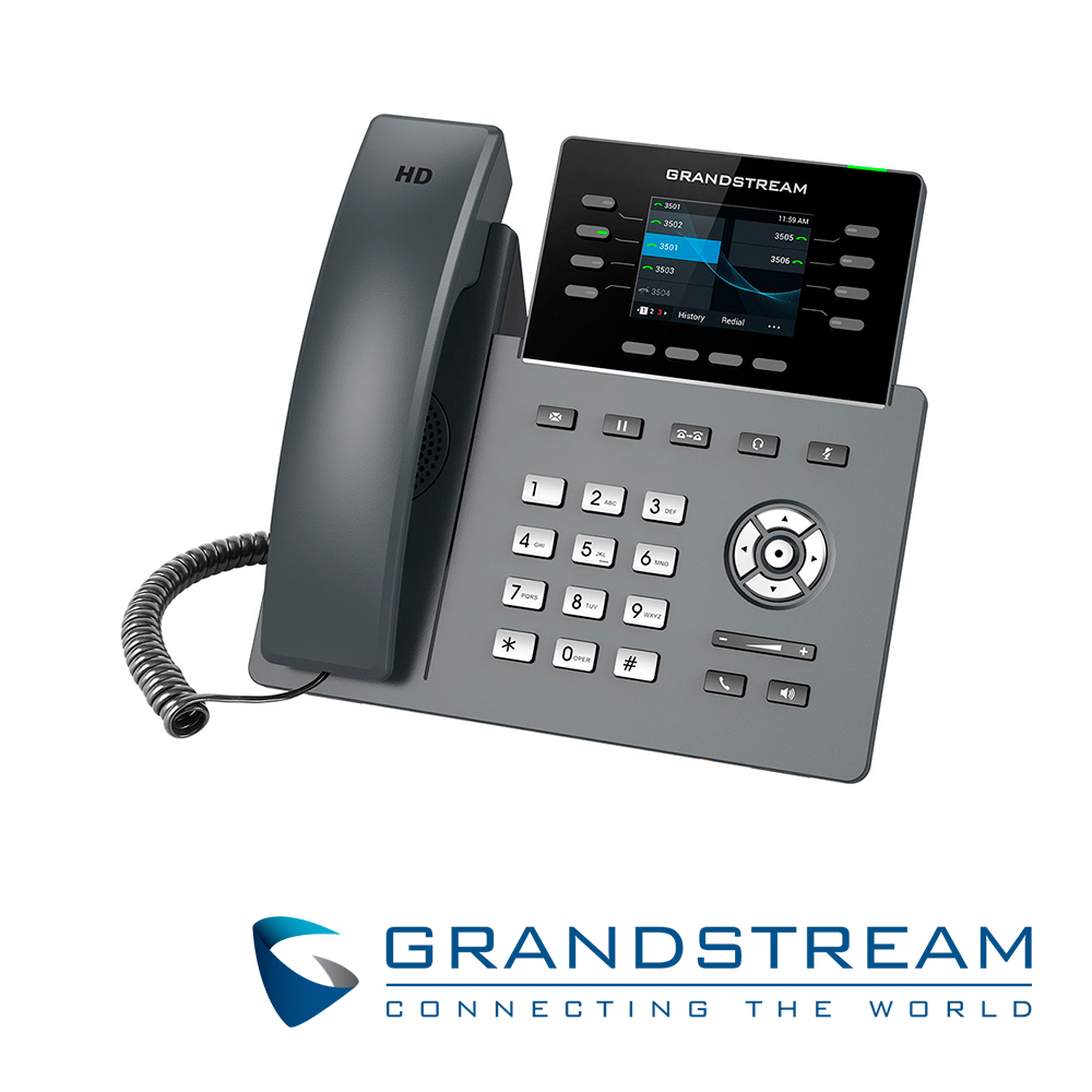 Teléfono IP Grado Carrier Wi-Fi 6 Grandstream GRP2624