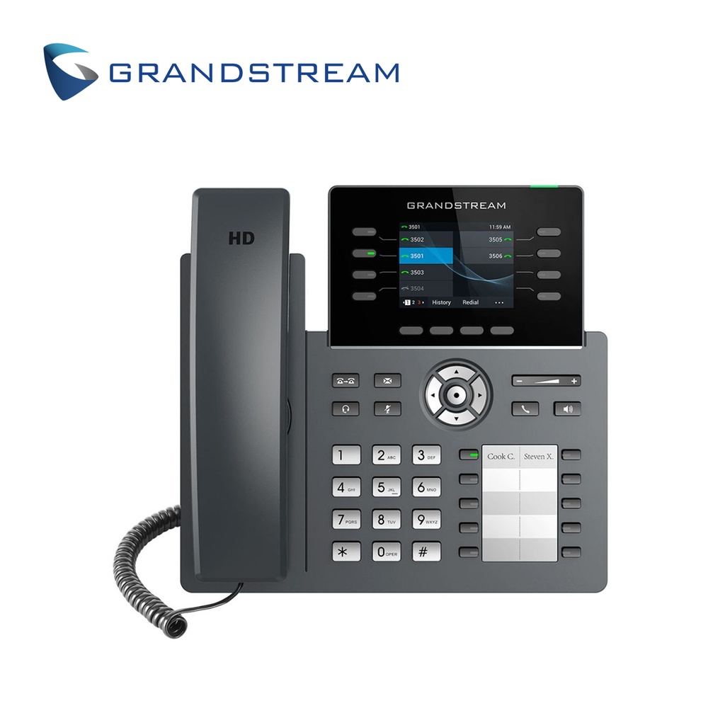 Teléfono IP Grado Carrier Wi-Fi 6 Grandstream GRP2634
