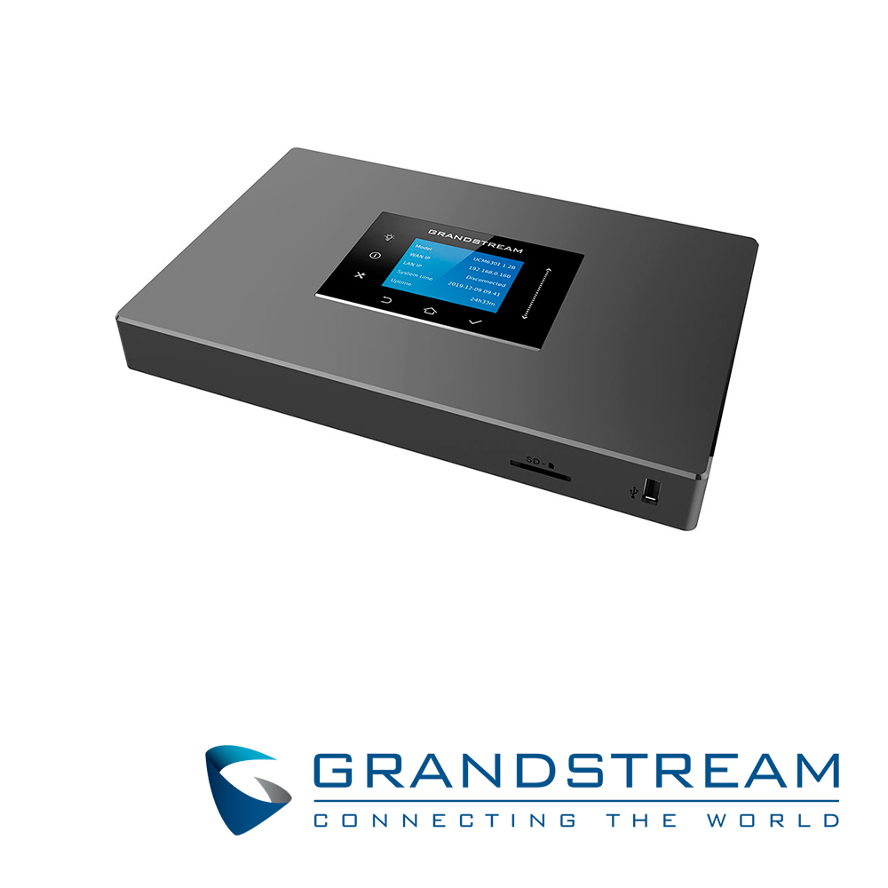 Conmutador IP Grandstream UCM6300A Serie Audio sin Puertos Fxs Fxo Ideal para Troncales