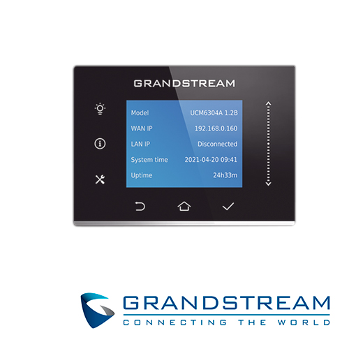 Conmutador IP Grandstream UCM6304A Serie Audio 4 Lineas (fxo) 4 Fxs 1000 Extensiones Sip