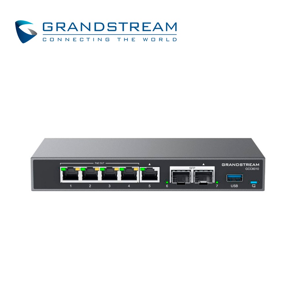 Dispositivo 4 en 1 Grandstream GCC6010 Conmutador IP