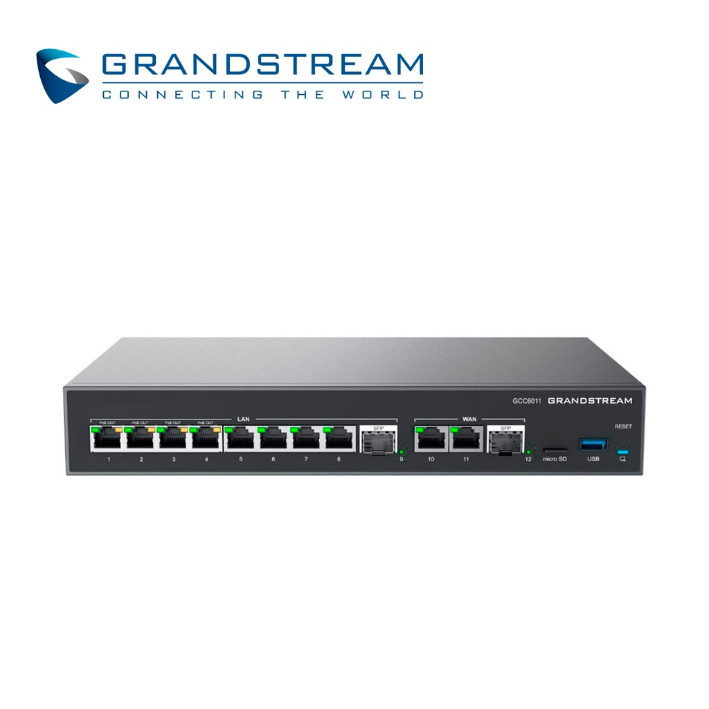 Dispositivo 4 en 1 Grandstream GCC6011 Conmutador IP