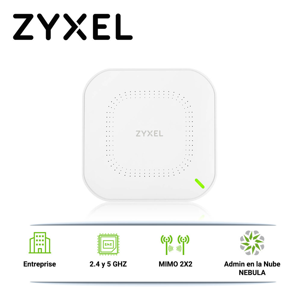 [TSN-WI212ZYX01] Access Point Zyxel NWA1123ACV3 Interior 1 Puerto LAN RJ45 10 100 1000 Mbps MU-MIMO 2X2