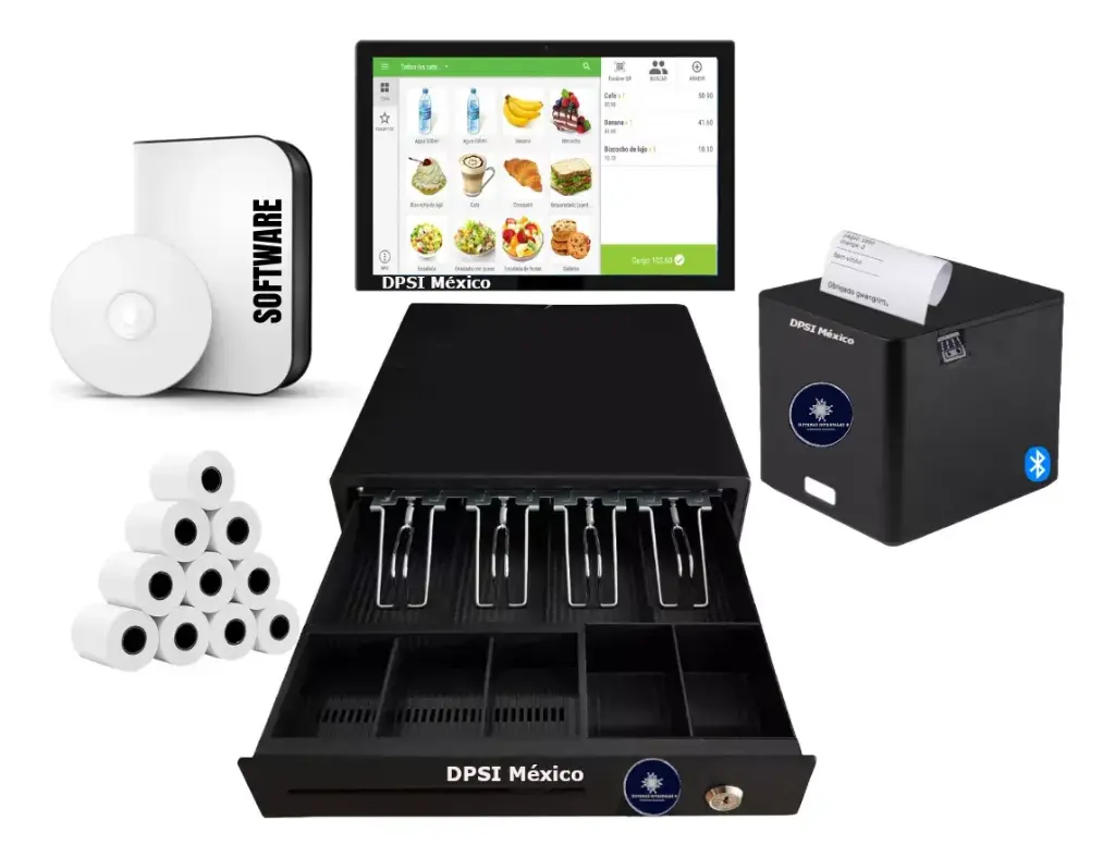 Kit Punto De Venta Tablet Cajon De Dinero Impresora