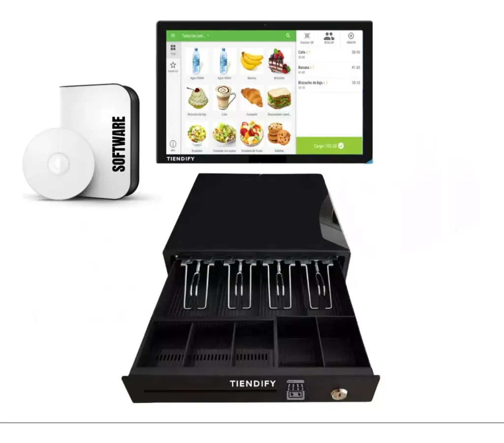 [tpvtoch03] Kit Punto De Venta Tablet (Cajon / Impresora) 2pz