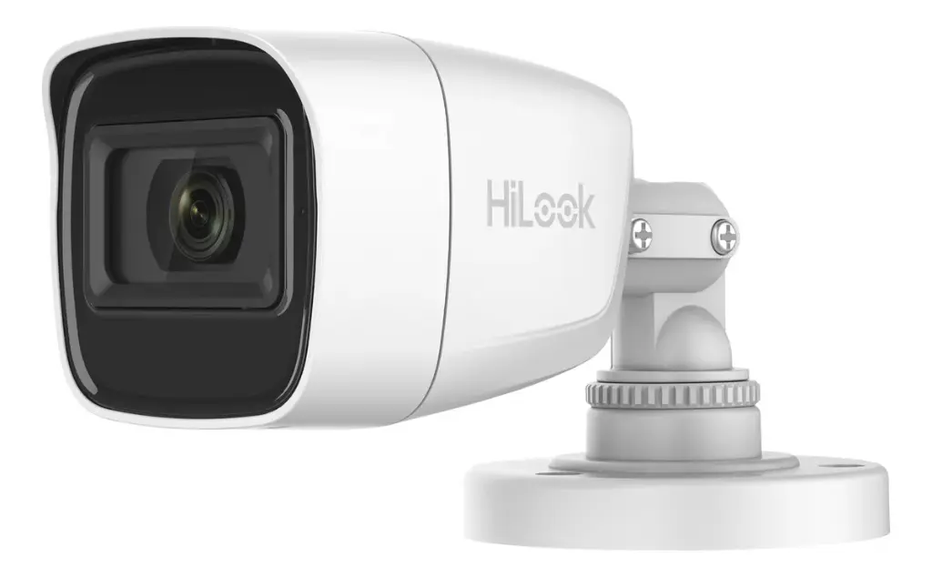 Cámara Bala Hilook Audio integrado THC-B120-PS Policarbonato 2mp 1080p 2.8mm