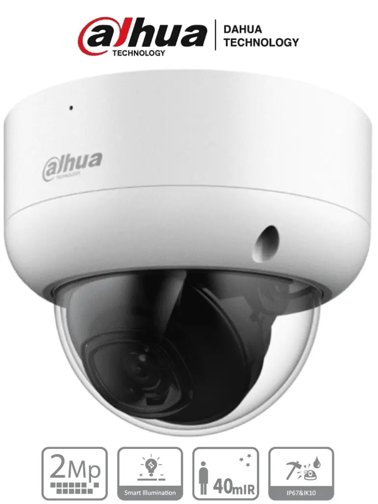 DAHUA HAC-HDBW1200EA - Cámara Domo de 2 Megapíxeles Antivandálica/ 