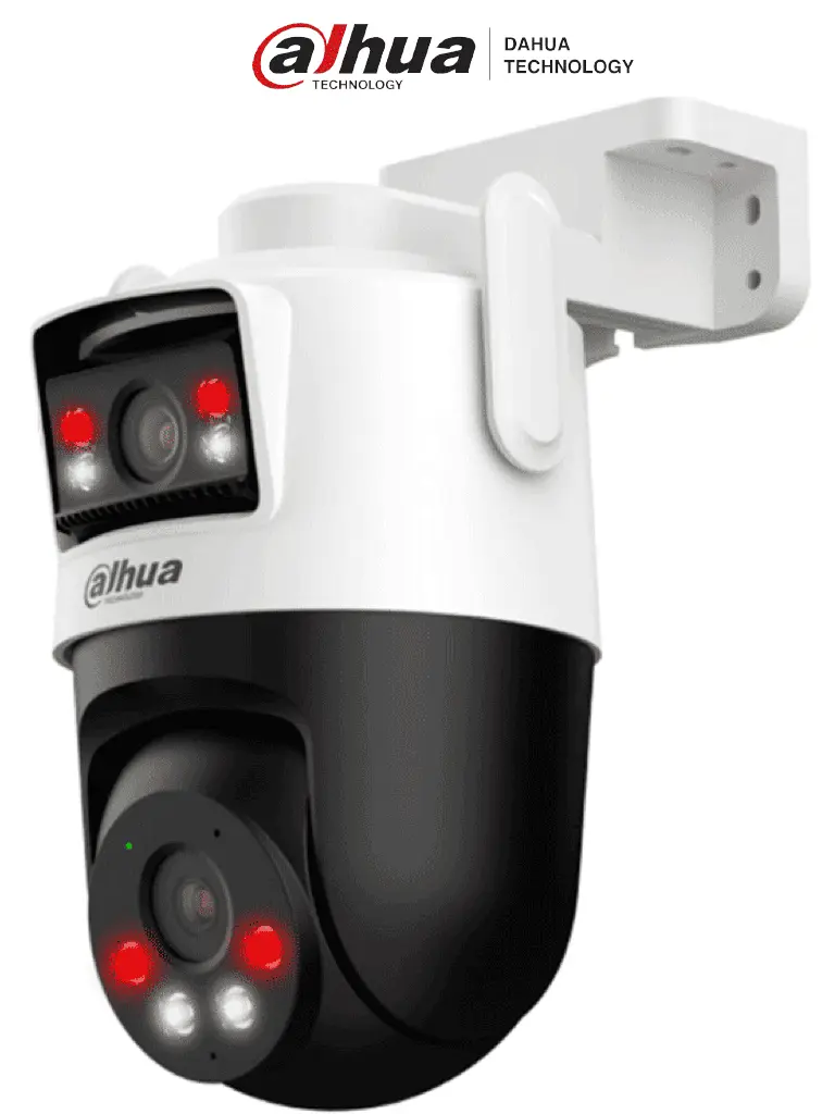 Dahua IPC-WPT1539DD-SW-5E2-PV - Cámara IP PT Wifi Dual de 10 MP, 2 Lentes de 5 MP